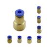 Air Pipe Fitting 10mm 12mm 8mm 6mm 4mm Hose Tube 1/8" 3/8" 1/2" 1/4" Female Thread Brass Pneumatic Straight Connector PCF type
