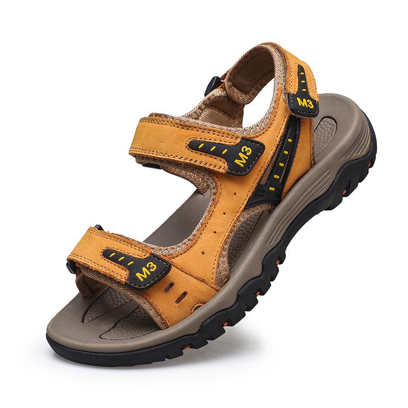 Men s Plus Size Casual Beach Sandals - Breathable Summer Outdoor Water Shoes 39