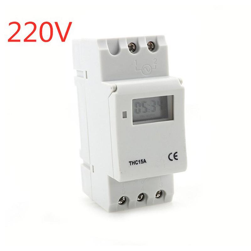 Thc15A Electronic Digital Timer Switch Relay Control 220V 12V 24V 110V