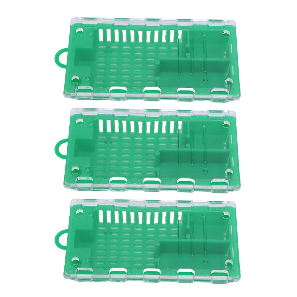 10pcs Queen Bee Cage Plastic Queen Bee Transporting Catcher Beekeeping Supplies Beekeeper Equipment Green