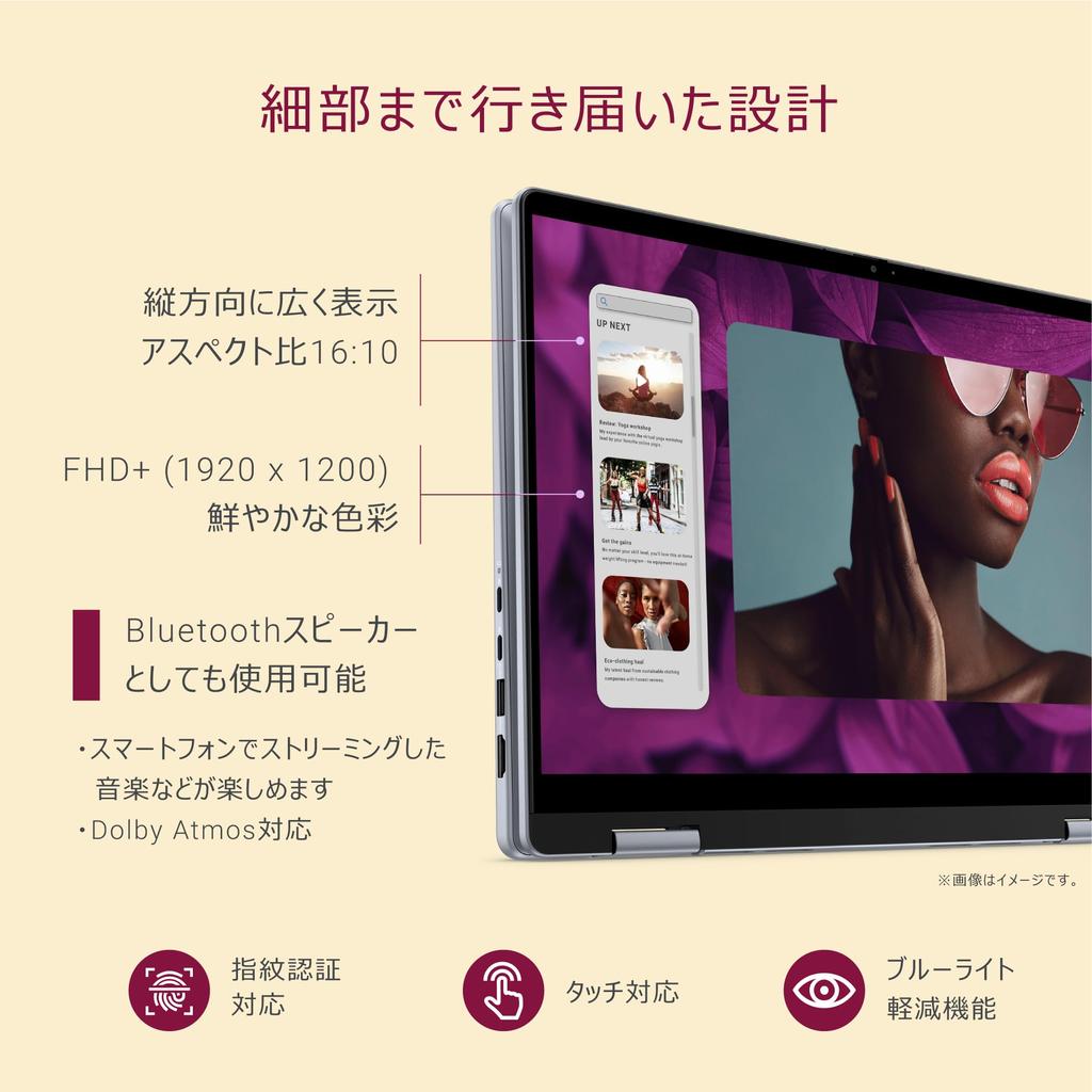 Dell Inspiron 14 7445 AMD Ryzen 7 16GB 1TB Windows Power Ice Repair Service 14-inch Laptop, 8840HS, Memory, SSD, 10, Type-C Delivery, 1.71kg,