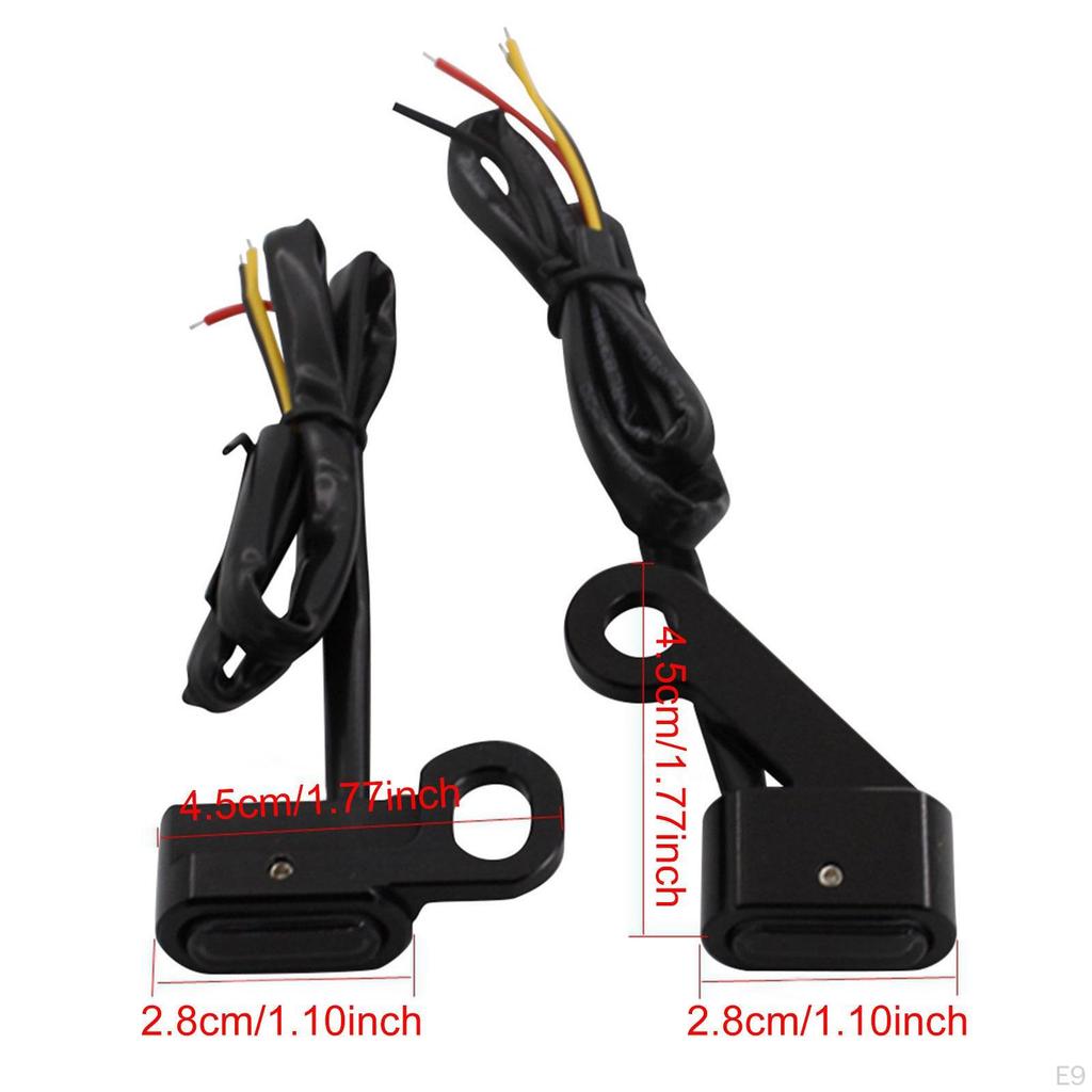 1 Pair Motorcycle LED Turn Signal Indicator Blinker Running Light Lamp Fit for 2004 883 1200