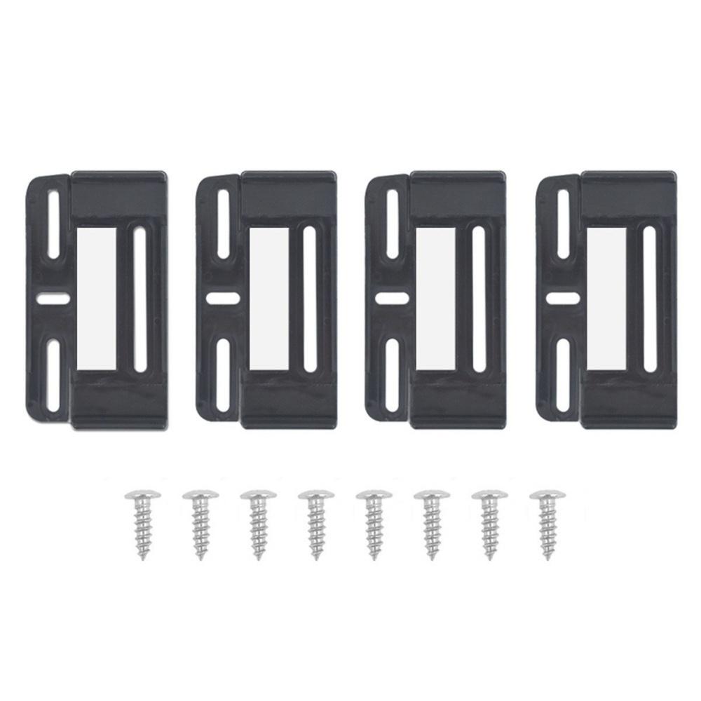 4Pcs License Plate Frames License Plate Fasteners Frameless License Plate Mount Buckle