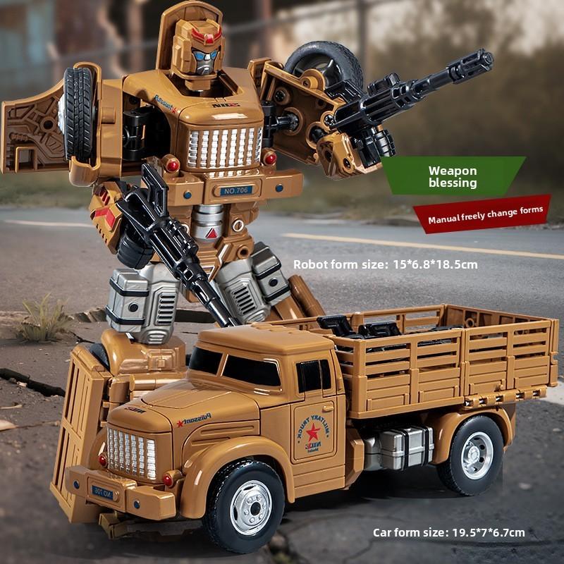 Childrens Inertia Car Model Military Truck Toy For Boys And Collectors
