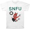 Vintage 90s Men T Shirt SNFU Leafy This Way Comes Concert Tour 1993 Reprint