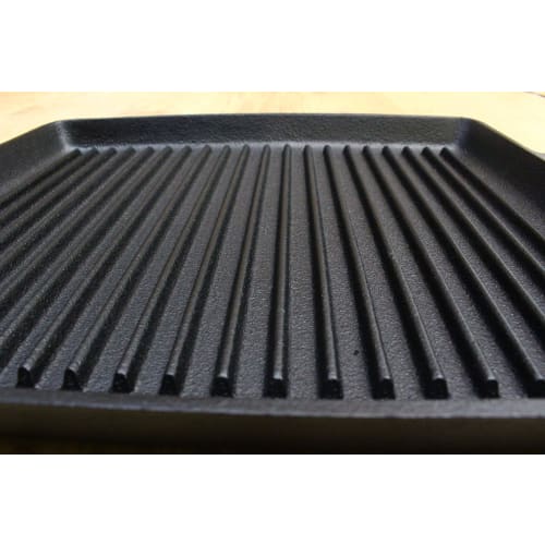 Asahi Square Grill, Wave Pattern, Black, 25cm x 29cm, H-250