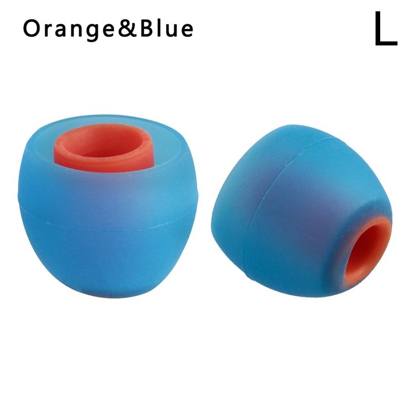 12 Pcs 3.8mm In-Ear Earphone Sleeve Universal Colorful Soft Silicone Earbuds Replaceable Rubber Ear Tips Headphone Accessories