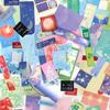 40 pièces/paquet simple style Ins décoration scrapbook papier de fond autocollant adhésif pack planificateur manuel matériel de collage DIY