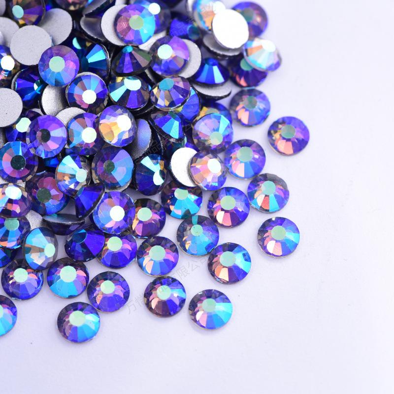 Nail Art Rhinestone Crystal Glass Accessories Diy Flat-Bottomed Drill, Mobile Phone Case Colorful Guomao A Diamond Accessories Accessories Accessories