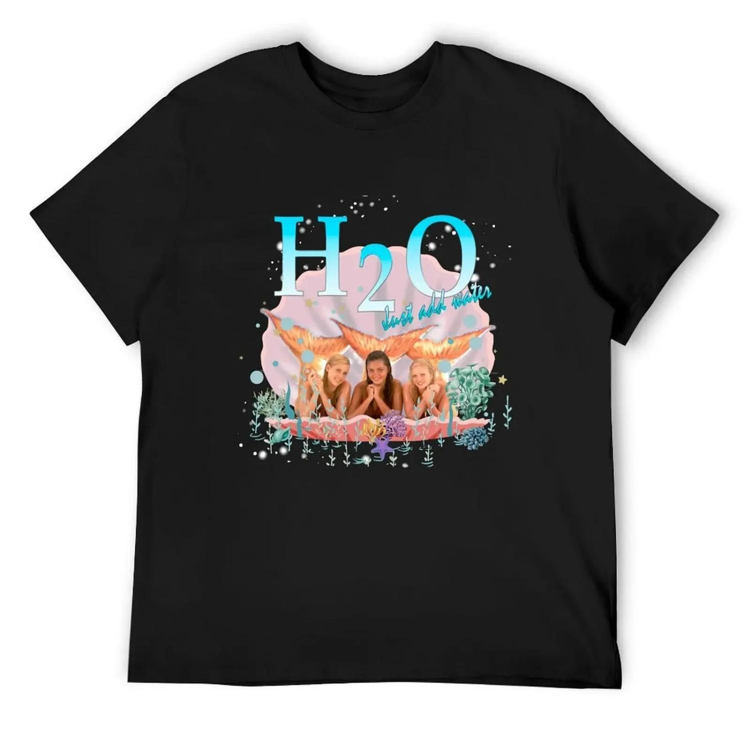 

H2O Premium T-Shirt Clothing Louboutins vintage anime shirt blue lock mens graphic t-shirts funny XXXXXL