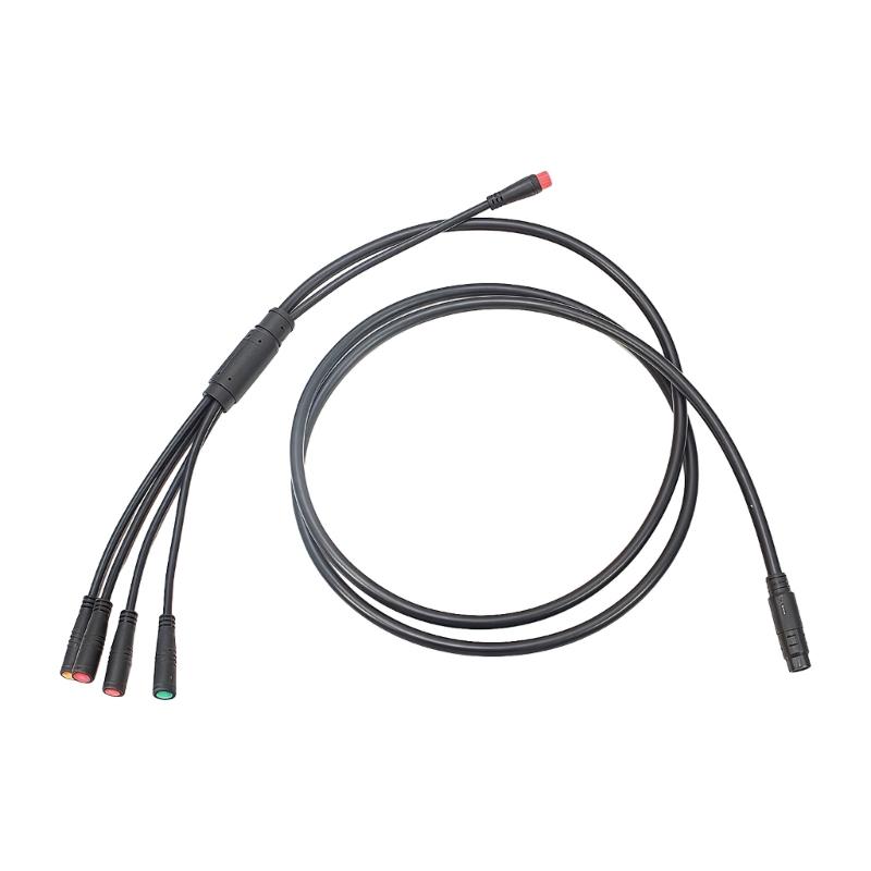 1T5 Electric Scooter Waterproof Extension Cable 9Pin Connector Wire For Throttle Display With IP67 Rating 1