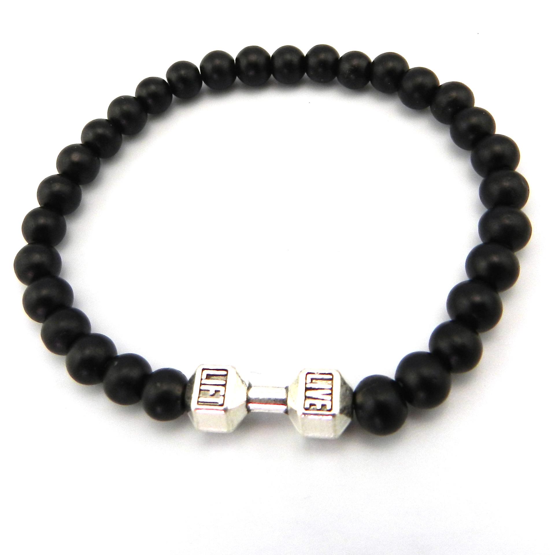 2017 European  American Hot-Selling Natural Volcanic Seven Chakras Yoga Stone Bracelet
