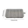 5 Compartments Fishing Tackle Box Plastic Waterproof Fishing Equipment Soft Fish Lure Hook Bait Storage Case Organizer Container