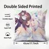 Anime Cat C-catman cartoon Cushion Cover Pattern Printed Pillowcase for Living Room Sofa Cushion Cover & Bedroom Decor