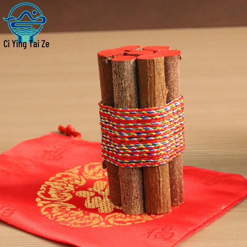 Hand-Polished Natural Peach Wood Branches for Calming Nerves and Peaceful Sleep