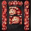 Traditional 2025 Snake Year Door Couplets Chinese Style Spring Festival Supplies  Celebration Party