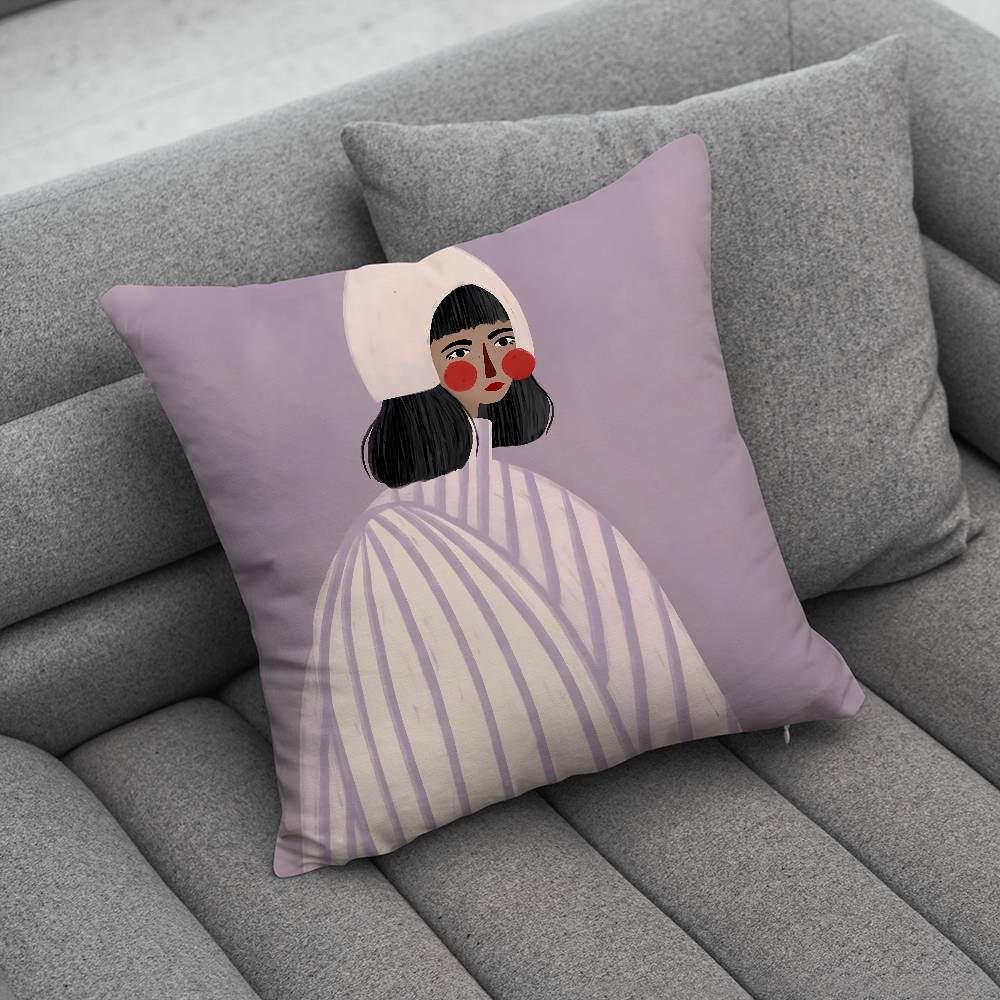 B-Bea Art Muller Pillow Case Pillowcase Home Sofa Cushions Car Cushions Pillowcover Office Pillowshell Pillow
