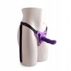 Anal Dildo Strap-On Prosthesis Panties with Suspenders 12 Cm Adjustable Purple