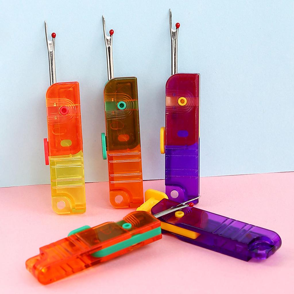 Folding Seam Rippers Small Portable Handy Stitching Rippers Thread Remover for Sewing Crafting Removing Thread Tools