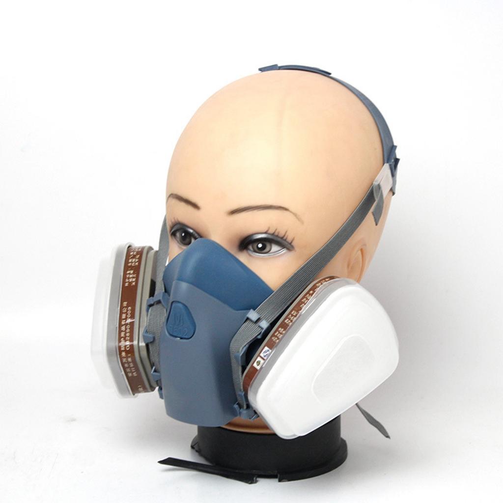 Dusts Proof Activated Carbon Mask 7502 Spray Paint Polishing Decoration Spray Paint Antisplash Mask Chemical Pesticides Mask
