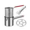 Mini Chicken Fried Pan 304 Stainless Steel Frying Strainer Basket Tempura Deep Fryer Pot  Kitchen