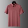 Men's Plus Size Premium Ice Silk Polo Shirt