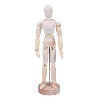 Artist Manikin 8in Male Natural Brown