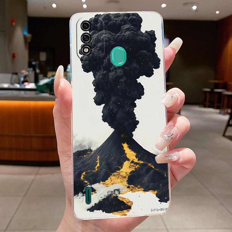 Casing For ITEL A48 Aesthetic Luxury Cute Cool Boys Girls Soft Silicone Phone Case Back Cover For ITEL A48 Transparent TPU Shell