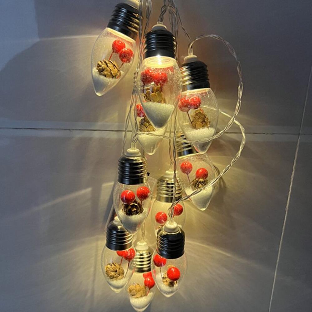 New Led Wishing Bottle Christmas Lights String Girl Heart Photo Props Holiday Tree Decoration