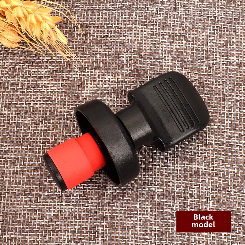 

Вакуумная пробка для винных бутылок Укупорщик для шампанского Ручной насос для хранения вина Пробка для бутылок с откачкой воздуха для сохранения вина чёрный