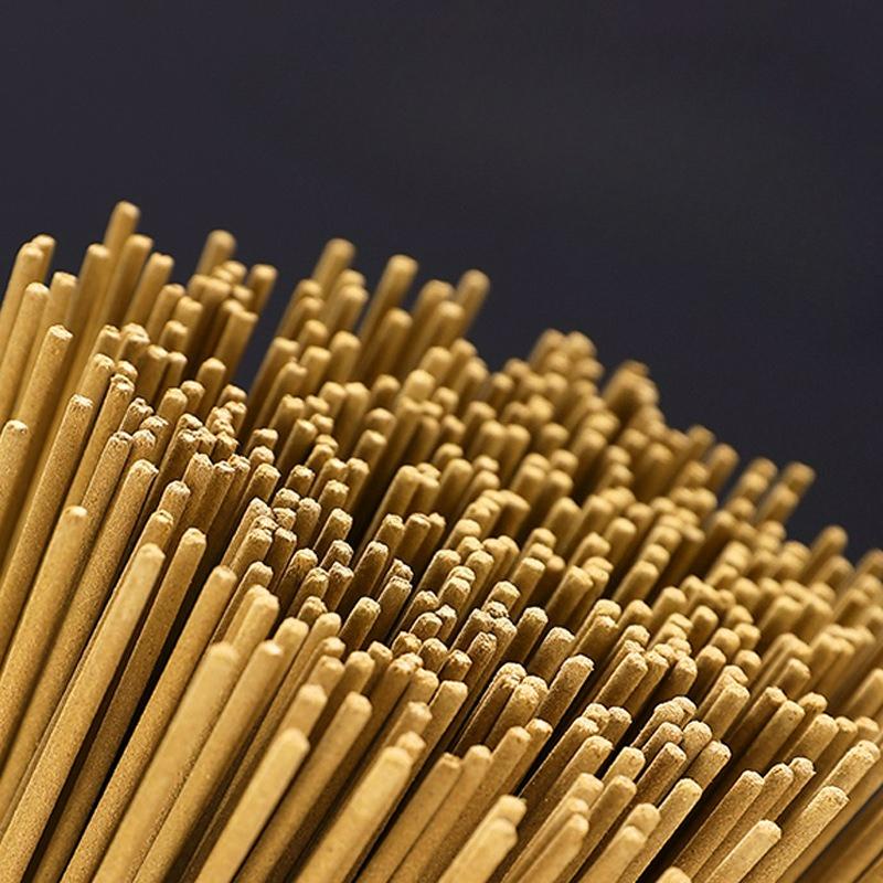 Naturliga Rökfria Sandelträ Rökelsepinnar för Hemerbjudande Bambukärna Rökelse för Rikedom Gud Buddha Bön