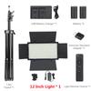 U800 LED Photo Studio Light For Yotube Game Live Video Lighting Portable 40/50W Photography Panel Lamp Stand With Remote Control