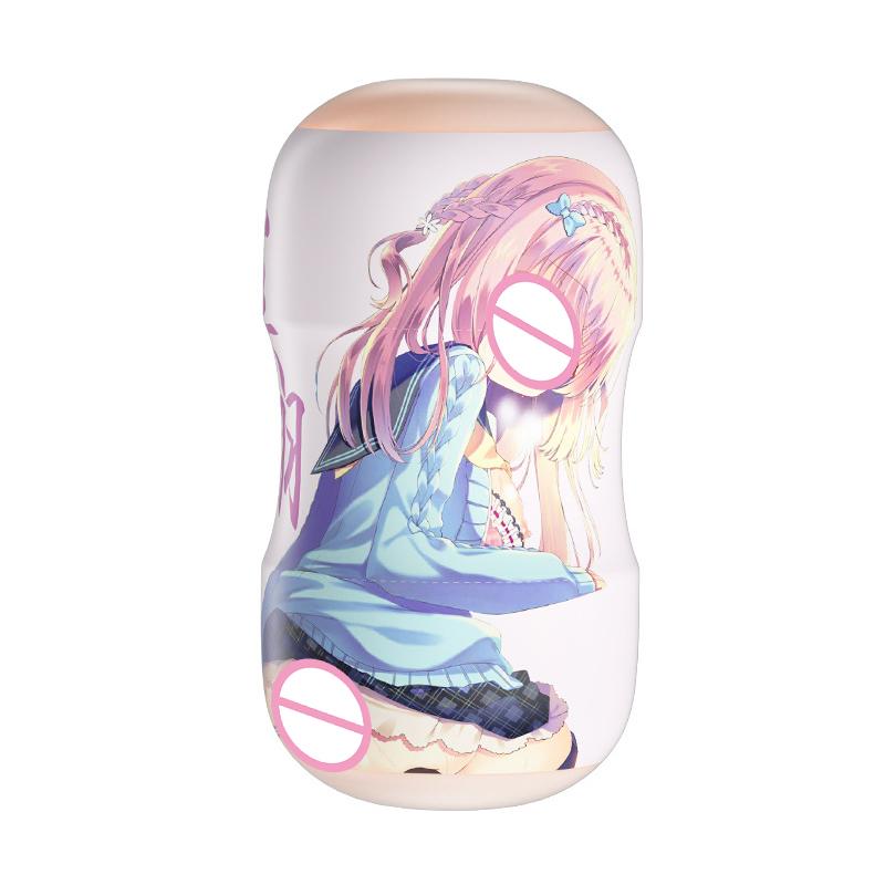 Double Hole Cup Simulated Vaginal Masturbators Cup Anus Sex Toy Shop Product Reusable Realistic Pussy Vagina