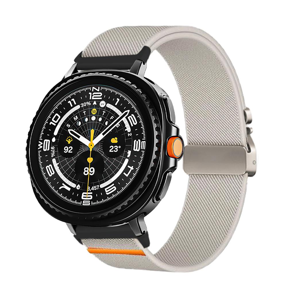 Nylon Strap for Samsung Galaxy Watch 8/8 Classic Elastic Sport Band for Galaxy Ultra 2025/7 Ultra No Gaps Smartwatch Bracelet