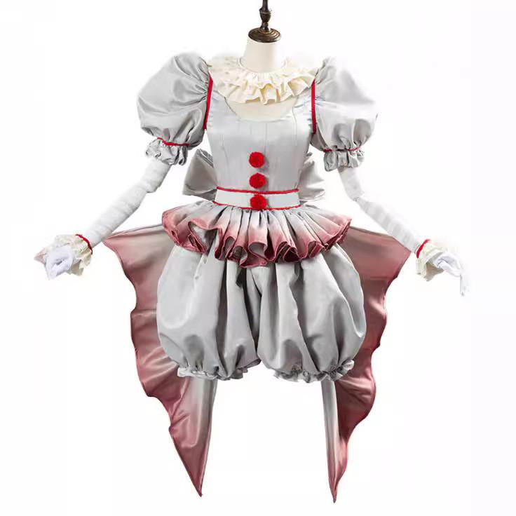 Cool Anime Destiny Joker 2 Panny Wise Cosplay Halloween Factory Stock Costume