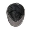 Fall Winter Duck Tongue  Beret Hat for Men Daddy Solid Corduroy Painter Adjustable Forward Hats For Dad  Visors Newsboy Caps