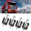 4 Sets Truck Tool Box Clamp Rust Proof Aluminum   Durability Tie Down Clamp for Vehicles