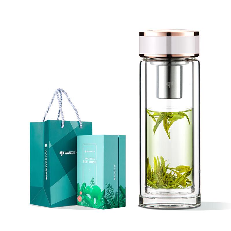 Wanxiang Double-Layer Borosilicate Glass Tea Cup