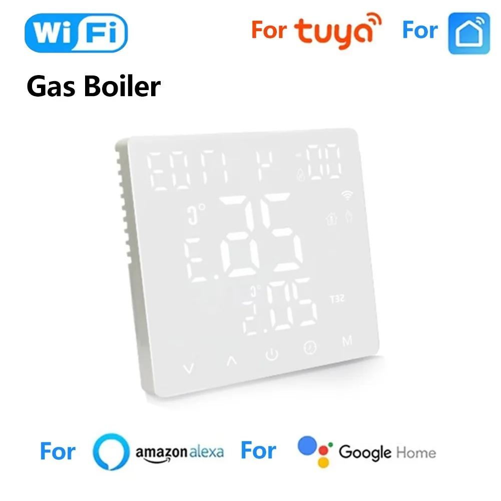 For Tuya Smart LCD WiFi Thermostat Water Electric Gas Boiler Floor Heating Thermostat Underfloor Heating Home Automation