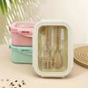 1 Portable Microwave Lunch Box Healthy BPA-free Bento Box Kitchen Food Container Lunch Box Home Accessories