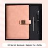 A5 Business Office Snap Button Notebook with Custom LOGO for Meetings