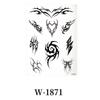 Totem Butterfly Body Art Sticker Y2k Spicy Girl Temporary Tattoo Instant Decals  Abdominal Waist