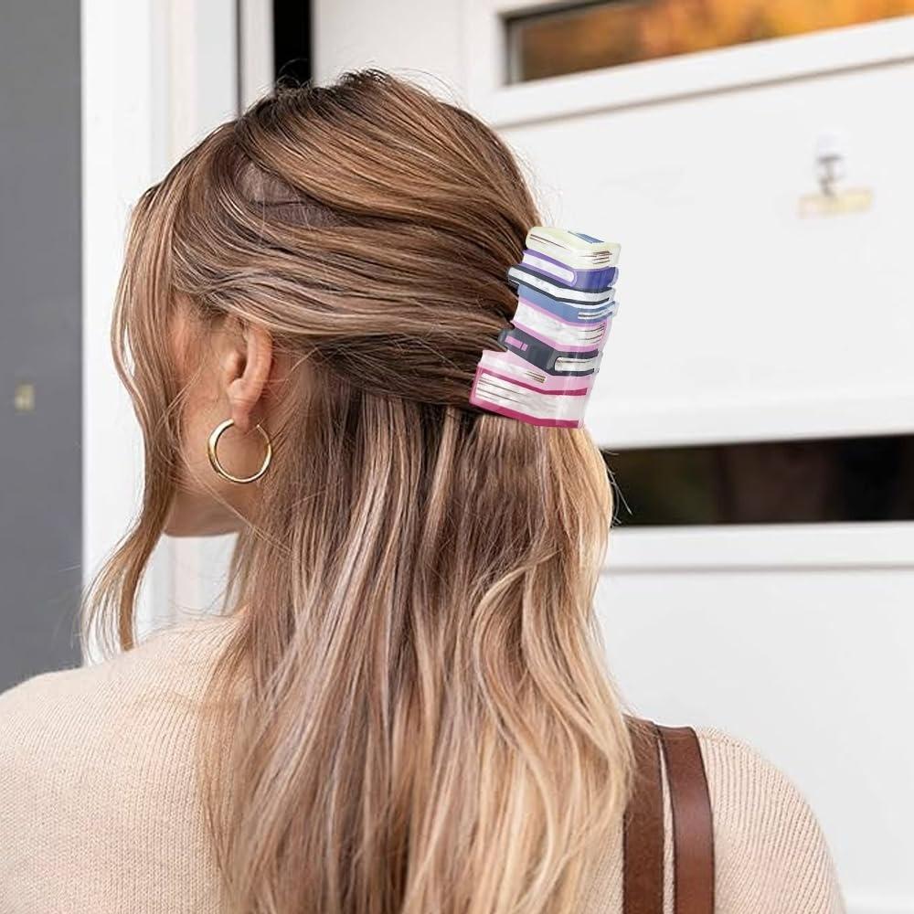 Back To School Pencil Hair Clip Acrylic Hair Claw Creative Hair Claw Clip  Hair Accessory