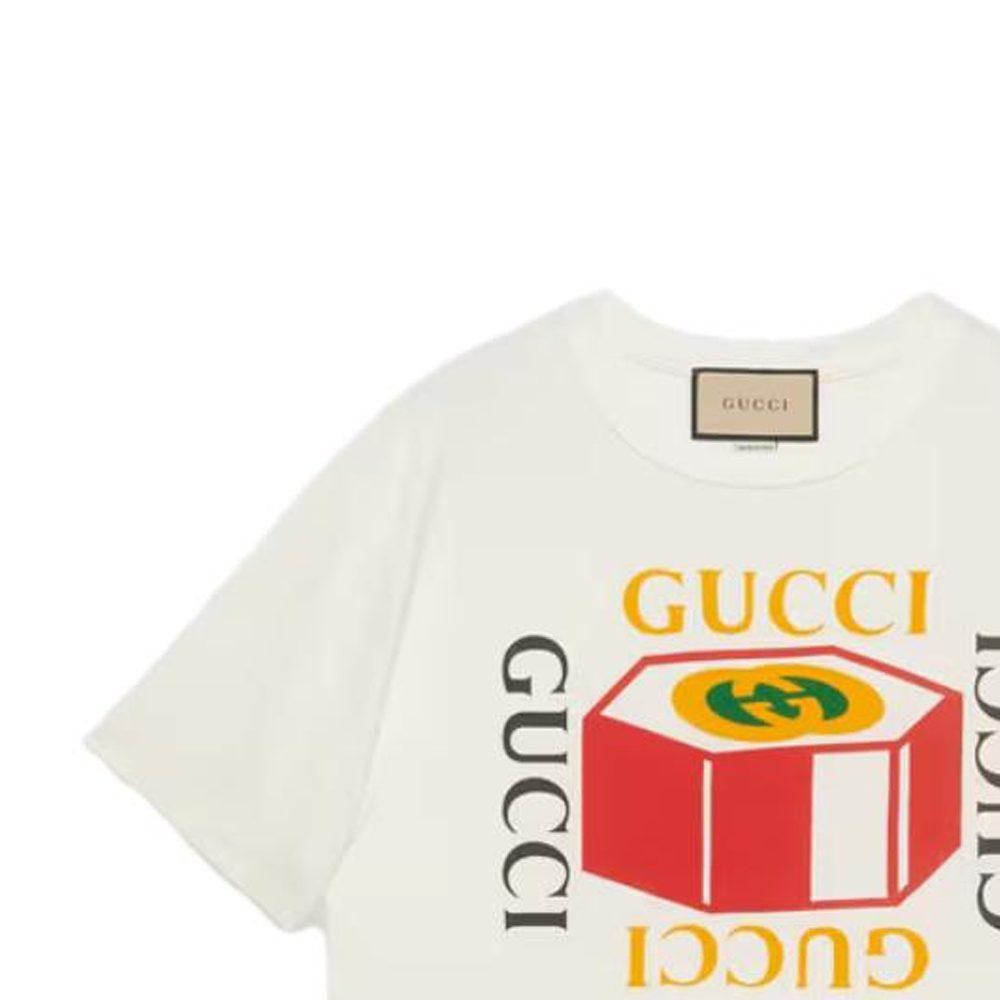 Gucci SS23 T Shirt Women's Ecru 717684-XJFNC-9095