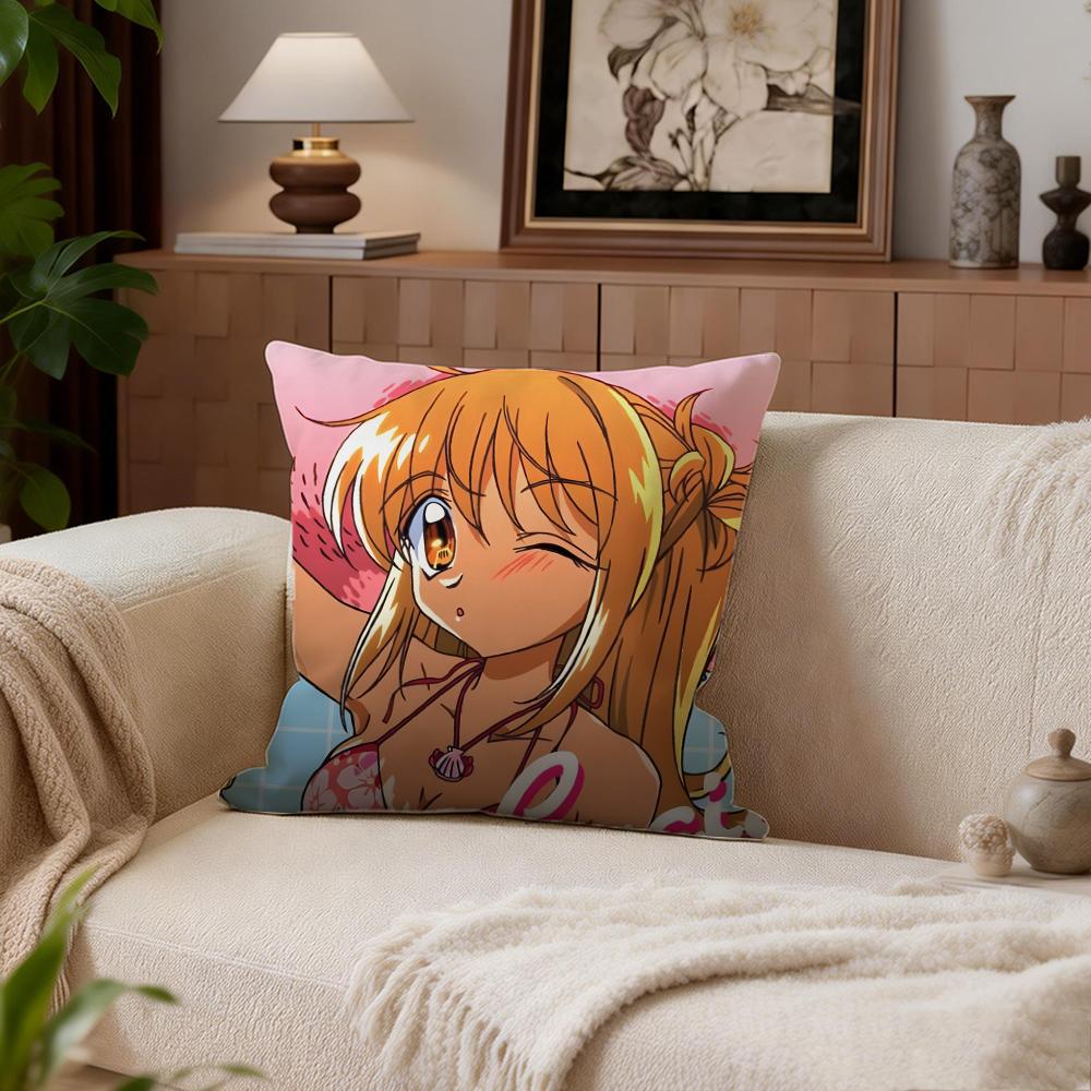 Mermaid Melody Pichi Pichi Pitch Cushion Cover Cushion Cover Set 4Pcs 50x50 45x45 40x40 Pillowcase Decorative Sofa Home Decor