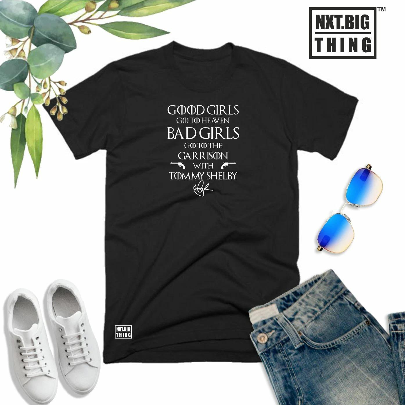 Good Girls Bad Girls T Shirt Thomas Shelby Brothers Fans Birthday Gift Men Top 2XL