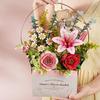 ROBOTIME Rowood Wooden Flower Basket DIY 3D Puzzle TW03H