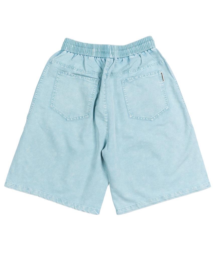 DOUBLE JD Pig Wash Curve Cut Shorts