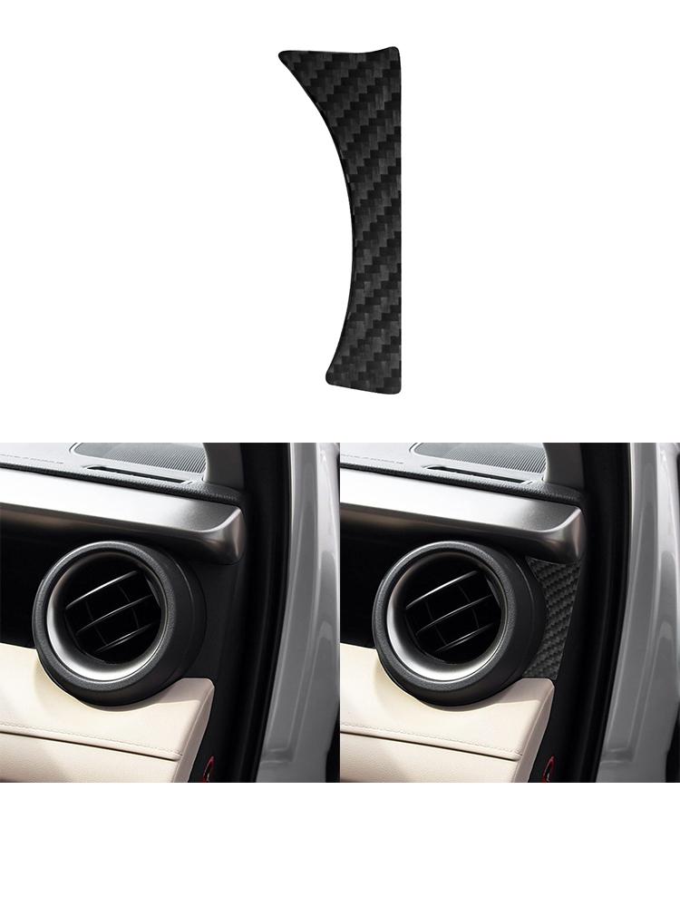 Black For Toyota RAV4 2013-2015 Car Interior Button Panel Decoration Protection Carbon Fiber Sticker Auto Styling Accessories