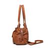 Women's Soft Leather Shoulder Bag Large Capacity Tote Bag Middle-aged Mother Crossbody Bag